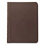 Samsill Vintage Vinyl Portfolio with Zipper Closure, Dark Brown (SAM70836)~#|#~97909391-0AA4-4F3D-811960183EB1B867_sc7
