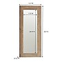 Household Essentials 12.5" Rectangular Wall Mirror with Distressed Gray Woodgrain Frame, Ashwood (HH8078-1)~#|#~97998C70-A4D4-4681-8A481DAA0812DE22_sc7