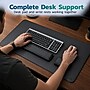 Purely MP47 3-Piece Desk Pad Set with Ergonomic Keyboard and Mouse Wrist Rests, Black (PCCMP47BK)~#|#~97A68493-510E-4D3C-B3156A5CF8511CDD_sc7