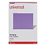 Universal Recycled Hanging File Folder, Letter Size, Violet, 25/Box (UNV14120)~#|#~97A77FDA-555E-4BBE-9A432B1B6C5A4782_sc7