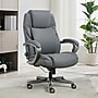 La-Z-Boy Niall AIR Lumbar Pro+ Ergonomic Faux Leather Executive Big & Tall Chair, 400 lb. Capacity, Cool Gray (60114-CGRY)~#|#~97BF528C-2D98-4BAB-90A84CF21522AD68_sc7