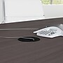 Bush Business Furniture 120W x 48D Boat Shaped Conference Table with Wood Base, Storm Gray (99TB12048SGK)~#|#~97D23014-FC74-4A1C-BDAD966FEFC4F245_sc7