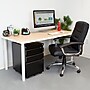 Mount-It! 3-Drawer Mobile File Cabinet, Letter & Legal Size, Lockable, 23.72"H x 14.7"W x 18.11"D, Black (MI-941B)~#|#~97D3DD75-2EAB-4CEF-AF2EF5F73A4D193A_sc7
