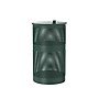 Furloo Steel Outdoor Trash Can with Lid, 13 Gallon, Green (FLO1-T-G)~#|#~98074B80-19E7-4F30-B69DEB5B09CE87D5_sc7