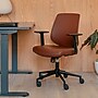 Branch Daily Chair Ergonomic Vegan Leather Swivel Task Chair, Mahogany/Black (11-11-00-57)~#|#~981C62BD-7C32-45ED-93B3DC5AC2227336_sc7