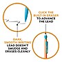 BIC Xtra Strong Mechanical Pencil, 0.9 mm, #2 Hard Lead, 2 Dozen (MPLWP241-BLK)~#|#~984451C1-939D-471E-9EEF8539B04C8CC5_sc7