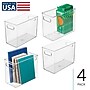 iDESIGN Plastic Pantry Bin, Clear, 4/Set (29402M4)~#|#~984E850B-CE94-40CA-83BC0BA7854A5FF4_sc7
