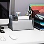 Mind Reader 4-Compartment Metal Organizer Holder Desk Organizer, Gray (MESHBASKET-GRY)~#|#~9875B027-7893-4DF0-9CB0542EBA7134F6_sc7