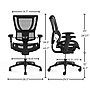 Workplace2.0 Lawton Ergonomic Mesh Swivel Task Chair, Black (UN62655)~#|#~987B49C1-09EE-4474-9E68B77DE970BB91_sc7