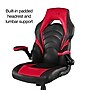 Staples Emerge Vortex Bonded Leather Ergonomic Gaming Chair, Black and Red (51465-CC)~#|#~98893EC0-7140-464F-A3A2C6BAC2D7A2A7_sc7