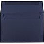 JAM Paper A8 Booklet Envelope 5 1/2" x 8 1/8", Navy Blue, 100/Pack (LEBA767d)~#|#~98A19140-CEAE-41C5-B0298832D154C6D7_sc7