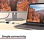 Staples TECH USB-C to VGA Adapter, White, Male to Female, Connect USB-C Laptop to VGA Monitor/Projector~#|#~98A911C2-8519-4320-BBFCEEE5E4D1496E_sc7
