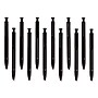 U Brands Monterey Soft Touch Ballpoint Pen, Retractable, Medium 1 mm, Black Ink, Midnight Barrel, 12/Pack~#|#~98BF1C96-78F2-4CA2-9F3EFEF3E7D3DBAE_sc7