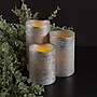 Lavish Home Flameless LED Candles, Silver, 3/Set (80-FC1003)~#|#~98D8DAD3-3228-45A8-87563695B5485F08_sc7