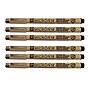 Sakura Pigma Micron Pen , Fineliner, Black Ink, 6/Pack (SAKXSDK1249-6)~#|#~98E82108-C975-42F4-93658702A23576AC_sc7