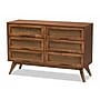Baxton Studio Barrett 31"H Dresser, 6-Drawers, Walnut Brown (192-11300-HiT)~#|#~9900C01B-93C0-47B5-87237D61F64CBFC8_sc7