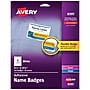 Avery Adhesive Sticker Name Tags/Labels, 2 1/3" x 3 3/8", White, 160 Labels/Pack (8395)~#|#~991E5F06-29B0-411F-8499277D7B45179E_sc7