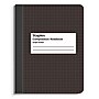 STAPLES Composition Notebook, 7.5” x 9.75”, Graph Ruled, 80 Sheets, Black/White~#|#~992DEE57-9E70-4451-AEAC3668F5596162_sc7