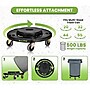Alpine Industries Round Trash Can Dolly, 500 lb. Weight Capacity, Black (471-32-DOLLY)~#|#~99310090-DDD9-4DCD-BB1E2F6B9DB4AEF1_sc7