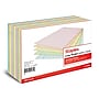 Staples 5" x 8" Index Cards, Lined, Assorted Colors, 300/Pack (TR50995)~#|#~9947BC1E-F1F6-4270-AD137311890CB036_sc7