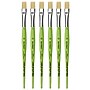 da Vinci FIT Oil and Acrylic Synthetic Bristle, Flat Brush, 6/Pack (DVXVA37912-6)~#|#~995759A3-59C3-4F89-B4177E9C2F4DCCC4_sc7