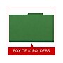 Medical Arts Press Pressboard Classification Folder, 2 Dividers, 2" Expansion, Legal Size, Moss Green, 10/Box~#|#~995E409D-0F77-4A5A-8B2D82E38E9410EA_sc7