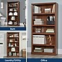 Sauder Select 70"H 5-Shelf Bookcase, Oiled Oak  (410367)~#|#~99775AE2-2591-40FF-9A67CED0D6DE1940_sc7