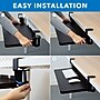 Mount-It! Clamp-On Adjustable Keyboard and Mouse Tray, Black (MI-7147)~#|#~9989CFF0-DD29-4FB9-A64C41F2A7986427_sc7