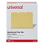 Universal File Folder, Letter Size, Yellow, 100/Box (UNV16164)~#|#~999F9E40-7350-4CD2-BE52ADAFDBCF08C2_sc7