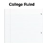 Staples Premium 1-Subject Notebook, 8.5" x 11", College Ruled, 100 Sheets, Purple, 12 Notebooks/Carton (TR20954CT)~#|#~99A40756-FCCA-455C-B5175FEA78D0314C_sc7