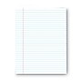 Universal Glue Top Writing Pad, 8 1/2" x 11 3/4", Wide Ruled, 50 Sheets/Pd, 12/Pk~#|#~99AEB3A5-5DFC-4E24-B3A76C7A6E047143_sc7