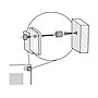 Azar Sign Holder, 12.5" x 15", Wall Mounted, Black, Acrylic, 4/Pack (105514-BLK-4PK)~#|#~99CE2223-FD8E-4A41-85C3ED1642C1E3D4_sc7