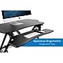 Mount-It! 49"W Electric Adjustable Standing Desk Converter with USB Charging Port, Black (MI-7962)~#|#~99E01840-8650-4C00-A6B849C8613CAFF3_sc7