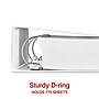 Staples 4" 3-Ring View Binder, D-Ring, White (55414/26358)~#|#~99E661E7-A512-41E5-87DAA516CD6453AA_sc7