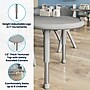 Flash Furniture Wren Half Moon Activity Table, 35" x 65", Height Adjustable, Soft Gray (YUYCX042MOONSGY)~#|#~99F76AFD-E93D-44B2-B189C746CD61D476_sc7