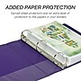 Samsill Fashion 2" 3-Ring View Binders, Purple, 2/Pack (SAMU86608)~#|#~9A1417D1-A6A1-4B23-B71AB9F76CBB31F6_sc7