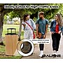 Alpine Industries Steel Outdoor Trash Can with Rain Bonnet Lid, 32 Gallon, Cedar (ALP4400-01-CD-RB)~#|#~9A151311-AEE7-4BB3-990EEB4D7E5F1F0B_sc7
