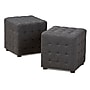 Baxton Studio Elladio Fabric Ottoman, Charcoal, 2/Set (156-2P-9298-HT)~#|#~9A1C3C96-460D-416C-82561FA6EFF397F0_sc7