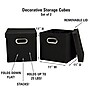 Household Essentials Storage Bins with Lids and Chromed Grommet Handles, (HH34-1)~#|#~9A34CDE8-0810-42FD-9885B206A893E731_sc7