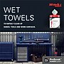 WypAll Cleaning Wipers, 12" x 12", White/Green, 400 Wipers/Box (KCC58310)~#|#~9A4B359A-52EE-4413-BD27C2E70788AED7_sc7