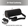 Mind Reader Air-Cloud Memory Foam Lumbar Roll Pillow, Black (LUMBROLL-BLK)~#|#~9A55A3BC-8504-4B3E-8D4424478045173A_sc7