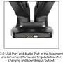 Lorell Adjustable Dual Monitor Mounting Arm, Up to 32" Monitor, Black (LLR99801)~#|#~9A602551-4B34-40F7-9BF7F5D0A6F66B30_sc7