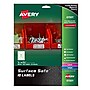 Avery Surface Safe Laser/Inkjet ID Labels, 7/8" x 2-5/8", Water Resistant, White, 825 Labels/Pack (61501)~#|#~9A7B0B47-EF94-4AAE-AEEA112F85EB01AD_sc7