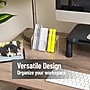 Mind Reader 2-Compartment Dry Erase Marker and Eraser Holder, Clear (WBORG-CLR )~#|#~9A9098E8-A8B0-46E3-BED2C43F46C71F81_sc7