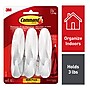 Command™ Medium Designer Hooks Value Pack, White, 6 Hooks (17081-6ES)~#|#~9AA7E2A0-2AF8-4BE4-AC9FE0C7D54D57EB_sc7
