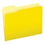 Pendaflex Recycled File Folder, 1/3-Cut Tab, Assorted, Letter Size, Yellow, 100/Box (4210 1/3 YEL)~#|#~9AABD76A-9CDF-4352-A16BF565397648A1_sc7
