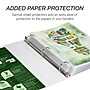 Samsill Earth's Choice Plant-Based Durable  1.5" View Binder, 3-Ring ,Made in USA, White (18957)~#|#~9AAD3E8B-25F4-4253-9122276E22A19175_sc7