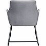 Lorell Mid‑Century Modern Flannel Guest Chair with Steel Sled Base, Gray (LLR68562)~#|#~9AAEDBE0-8BBA-48C1-8858F1FE32AA17C9_sc7
