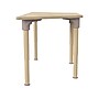 Flash Furniture Bright Beginnings Hercules Trapezoid Table, 47" x 20.75", Height Adjustable, Beech (MK-ME088027-GG)~#|#~9AC58B62-69AA-489B-898F5964E7FC2B12_sc7