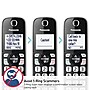 Panasonic 4-Handset Cordless Phone System with Digital Answering System, Bluetooth & Link2Cell, Black/Silver (KX-TGD864S)~#|#~9AC7549A-4994-42A3-993FD24FAC4AF33B_sc7